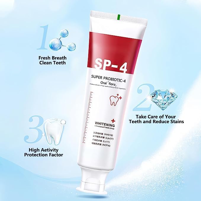 Sp-4 Breath Toothpaste,Brightening & Stain Removing Toothpaste